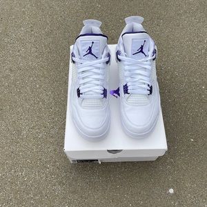 Jordan 4 metallic purple